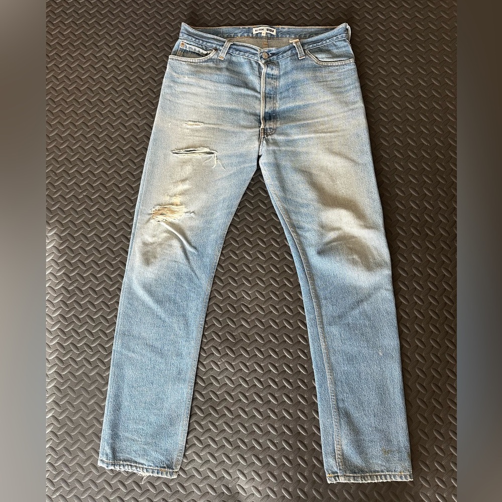 I’m gonna miss these ones 🥲 they’re🔥🔥Vintage Re/done Levis Jeans SOLD on Depop